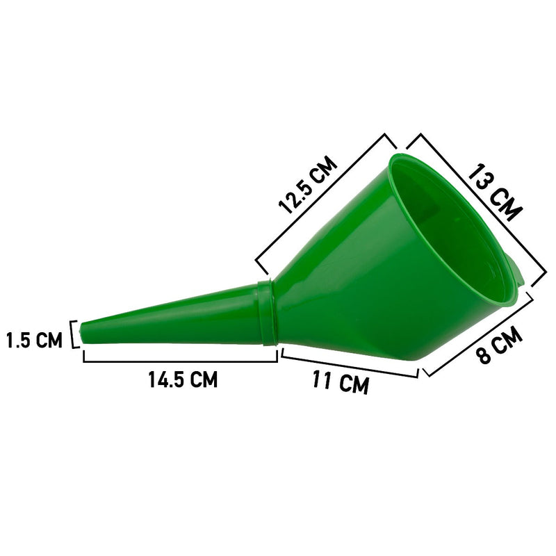 Angled Car Fuel Funnel with Filter, Green - Vehicles & Parts > Vehicle Parts & Accessories CAR