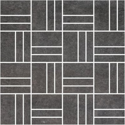 City Stone Anthracite Matt Linear Mosaic (2 per Box) - Tiles