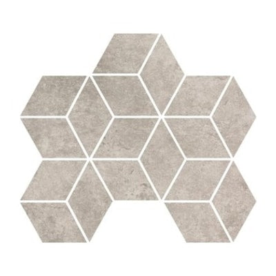 Fashion Stone Clay Rhomboid Mosaic Tile (Lappato Finish) (10 per Box) - Tiles