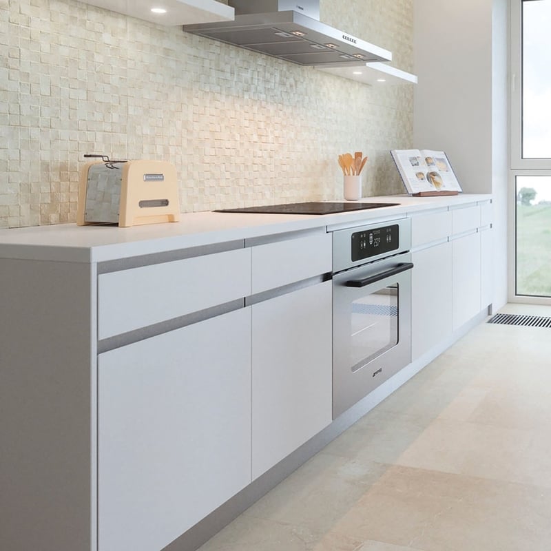 Cumbria Ivory Cubic Décor (8 per Box) - Tiles