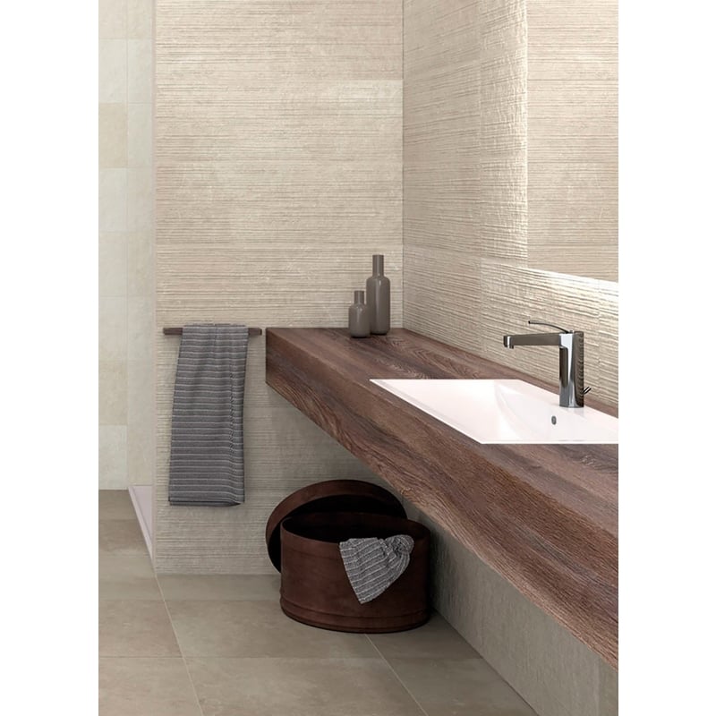 Cumbria Ivory Groove Décor (8 per Box) - Tiles