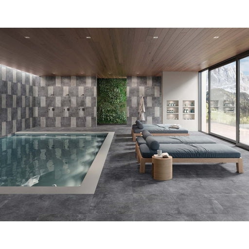 Fashion Stone Grey Outdoor Tile (Box of 4) - Tiles