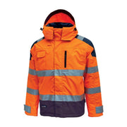 U-POWER DEFENDER HI-VIS WATERPROOF PARKA - HI-VIS JACKETS & COATS