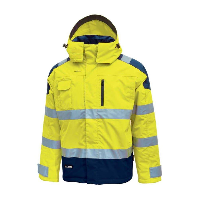 U-POWER DEFENDER HI-VIS WATERPROOF PARKA - HI-VIS JACKETS & COATS