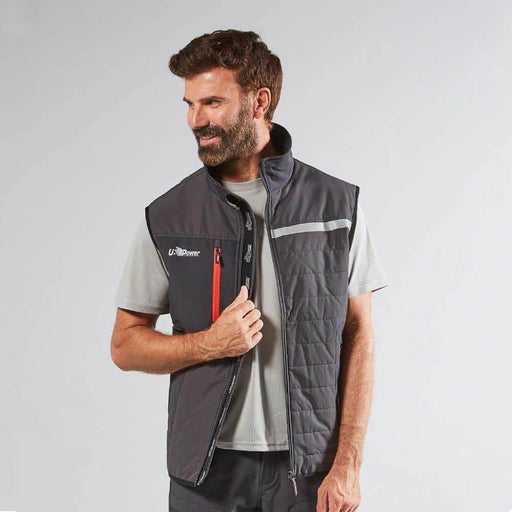 U-POWER WALL GRAPHENE PADDED VEST BODYWARMER - BODYWARMERS