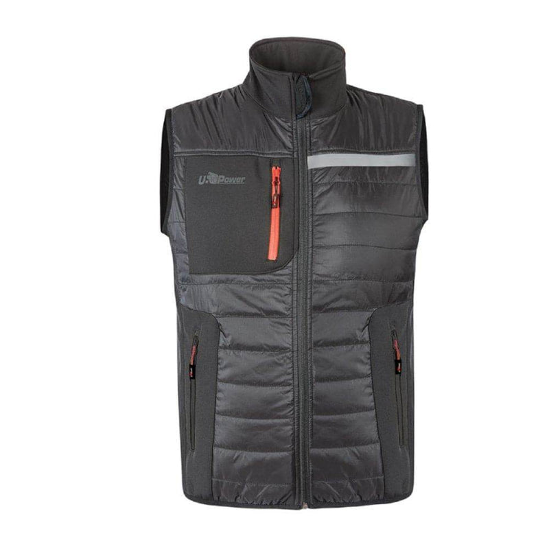 U-POWER WALL GRAPHENE PADDED VEST BODYWARMER - BODYWARMERS