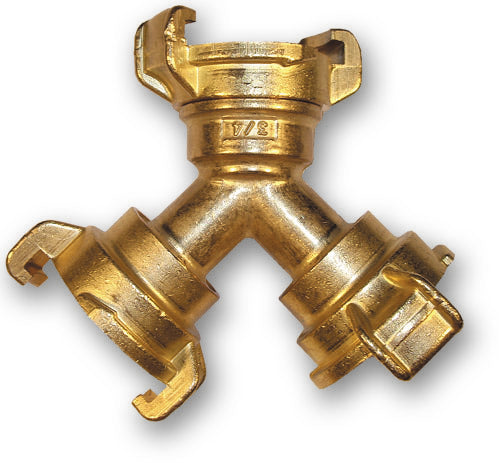 Claw Brass - 3 Way Connector - Home & Garden > Lawn & Garden > Watering & Irrigation > Garden Hose Fittings & Valves Tech Hose & Fittings