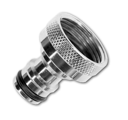 Tap Connector Snap On Male - 1/2" BSPF Brass Nickle Plated - Hardware > Plumbing > Plumbing Fittings & Supports > Plumbing Valves Garden watering