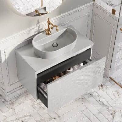 Glam Wall Hung Vanity Unit - All Sizes - Bathrooms