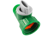 Tap Adapter with Valve 3/4" BSPM-F Green/Grey - Home & Garden > Lawn & Garden