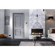 Arnhem Grey Primed 2 Panel Interior Fire Door FD30 - 1981mm x 838mm -