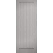 Moulded Textured Vertical Grey Pre-Finished 5 Panel Interior Fire Door FD30 - All Sizes - Doors