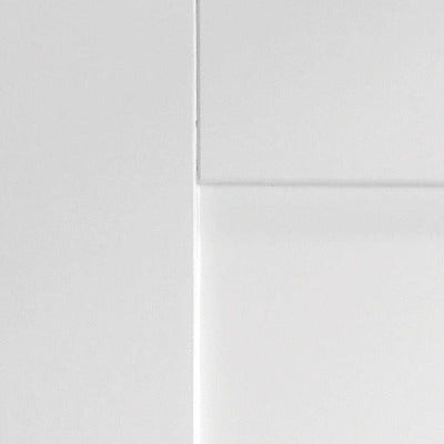 Pattern 10 White Primed Internal Rebated Door Pair with Clear Glass - All Sizes - Hardware > Building Materials > Doors