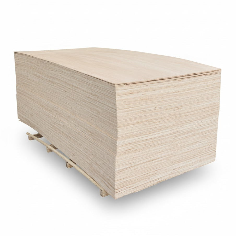 TRADE PACK - 165 x Hardwood Faced Poplar Core Plywood 2440 x 1220 x 5 ...