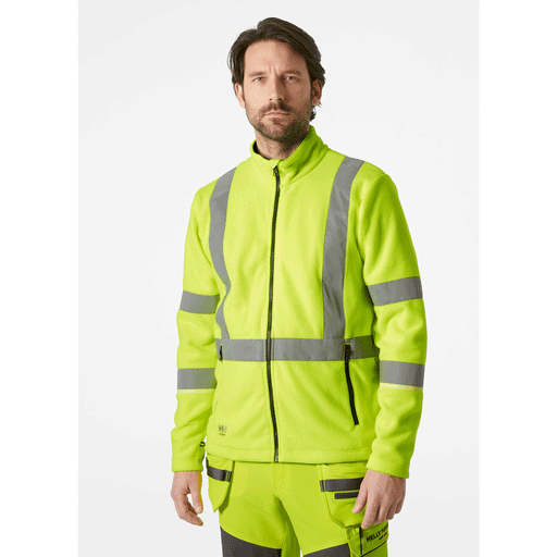Helly Hansen 72172 UC-ME Hi-Vis Fleece Jacket - HI-VIS JACKETS & COATS
