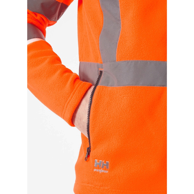 Helly Hansen 72172 UC-ME Hi-Vis Fleece Jacket - HI-VIS JACKETS & COATS