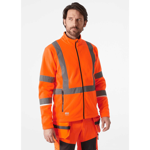 Helly Hansen 72172 UC-ME Hi-Vis Fleece Jacket - HI-VIS JACKETS & COATS