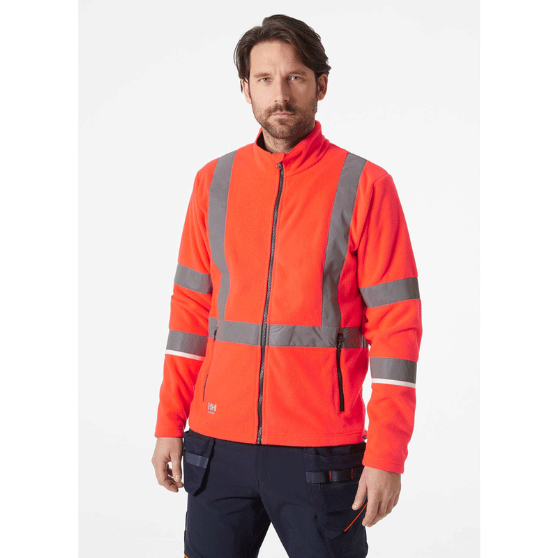 Helly Hansen 72172 UC-ME Hi-Vis Fleece Jacket - HI-VIS JACKETS & COATS