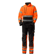 Helly Hansen 77620 Alna 2.0 Hi-Vis Work Suit - WATERPROOF JACKETS & SUITS