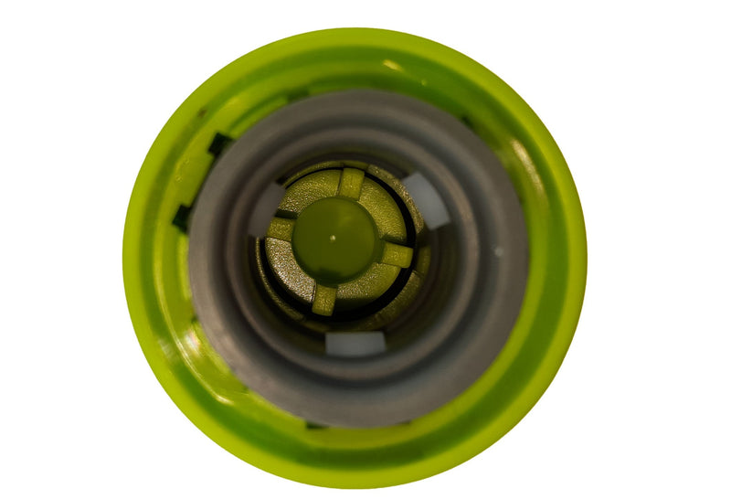Female Hose Connector With Stop, 1/2" or 5/8" Hose, Lime - Home & Garden > Lawn & Garden Garden watering