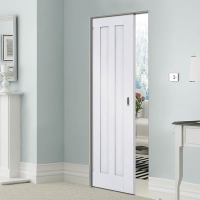 Idaho White Primed 3 Panel Interior Door - All Sizes - Doors