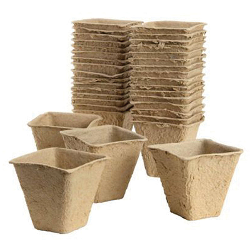 Gro-Sure Square Fibre Pots (6cm) -