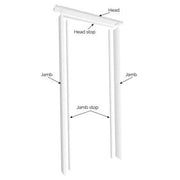 JB Kind Trenched White Primed Door Lining Set - All Sizes - Hardware > Building Materials > Door Hardware > Door Frames