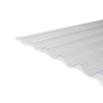 Corrugated PVC Roofing Sheet Clear 3m x 950mm x 0.8mm
