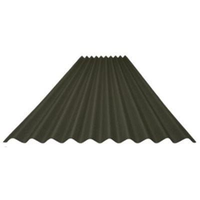 Corrugated Bitumen Roof Sheet Green 2m x 930mm x 2.2mm