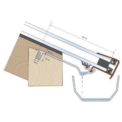 Ankorglaze (25mm) Condensation Control 2.1m - Brown