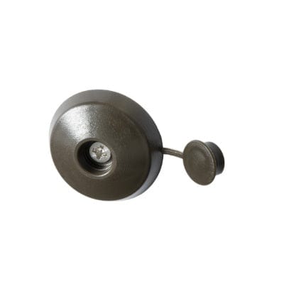 10mm Polycarbonate Fixing Buttons (Pack of 10) - Brown