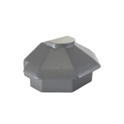 Cresfinex Ridge (100mm) Radius End Cap - Anthracite Grey