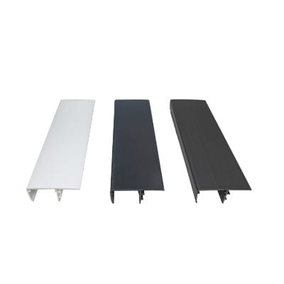 PVC F-Section (25mm) 3m - White