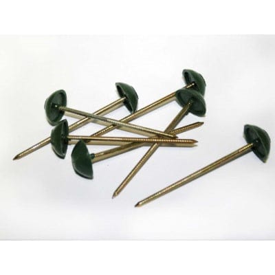 Corrugated Bitumen Fixing Nails Green 65mm x 20mm (Pack of 100)