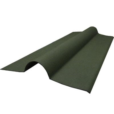 Corrugated Bitumen Ridge Green 1000mm x 450mm x 2.2mm