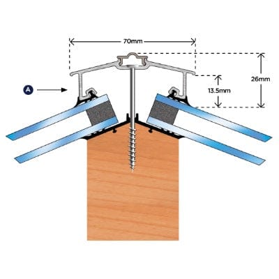 Capex 70 Hip Bar & Gasket 3m - Anthracite Grey