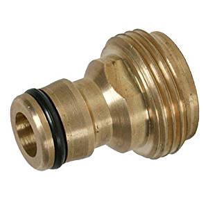 Tap Connector Snap-On Male - 3/4" BSPM Brass - Home & Garden > Lawn & Garden Garden watering