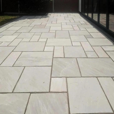 Indian Sandstone Patio Pack Kandla Grey (60 Slabs - 18.97m2 per Pack) - All Colours - Patio Tiles