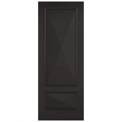 Knightsbridge Black Primed 2 Panel Interior Door - All Sizes - Doors