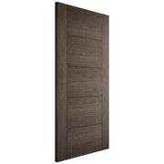 Vancouver Chocolate Grey Pre-Finished 5 Panel Interior Fire Door FD30 - 1981mm x 686mm -