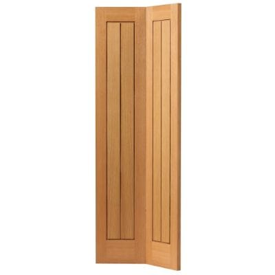 Cottage Thames Oak Bi Fold Internal Door - 1981mm x 762mm -