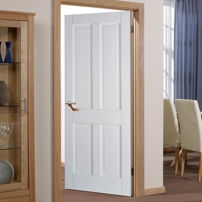 Canterbury White 4 Panel Interior Door - All Sizes - Doors