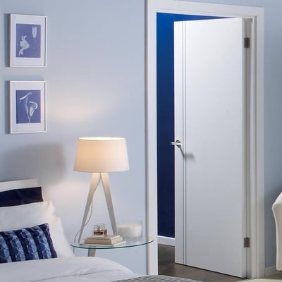 Sierra Blanco White Pre-Finished Interior Door - All Sizes - Doors