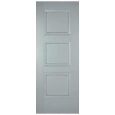 Amsterdam Grey Primed 3 Panel Interior Door - All Sizes - Doors