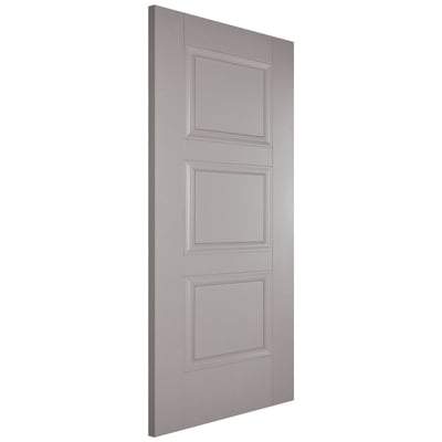Amsterdam Grey Primed 3 Panel Interior Fire Door FD30 - All Sizes - Doors