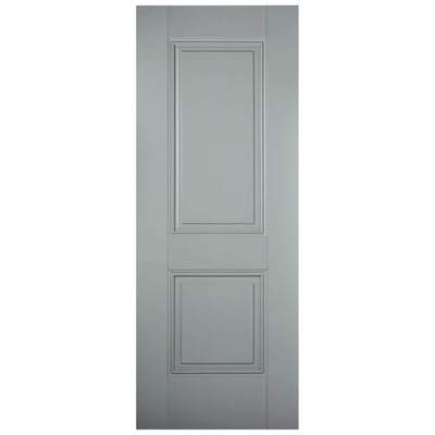Arnhem Grey Primed 2 Panel Interior Fire Door FD30 - 1981mm x 686mm -