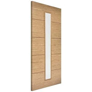 Oak Lille 1 Light Glazed Panel Pre-Finished Internal Door - 1981mm x 686mm -
