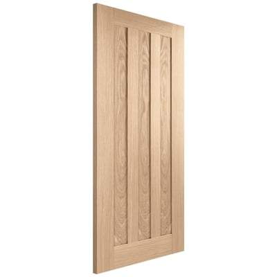 Oak Idaho Panelled Pre-Finished Internal Fire Door FD30 - All Sizes - Doors