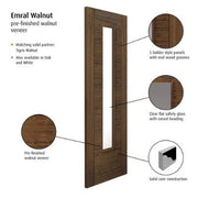 Emral Walnut Pre Finished Internal Door - All Sizes -