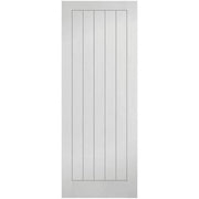 Moulded Textured Vertical White Primed 5 Panel Interior Fire Door FD30 - 1981mm x 762mm -